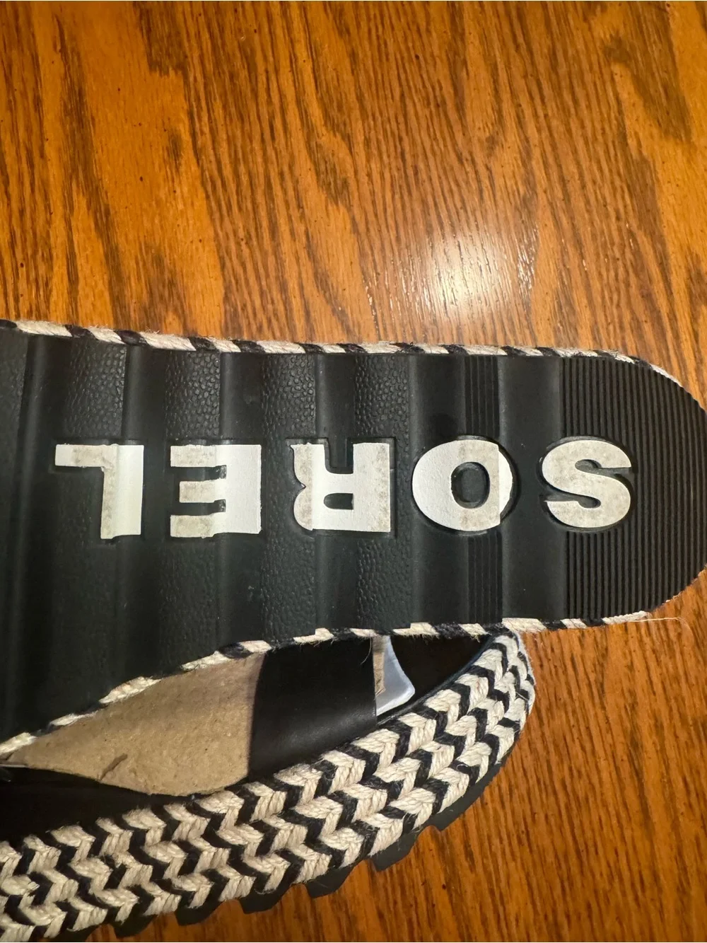 Sorel Cameron Flatform Sandals with Braided Sole